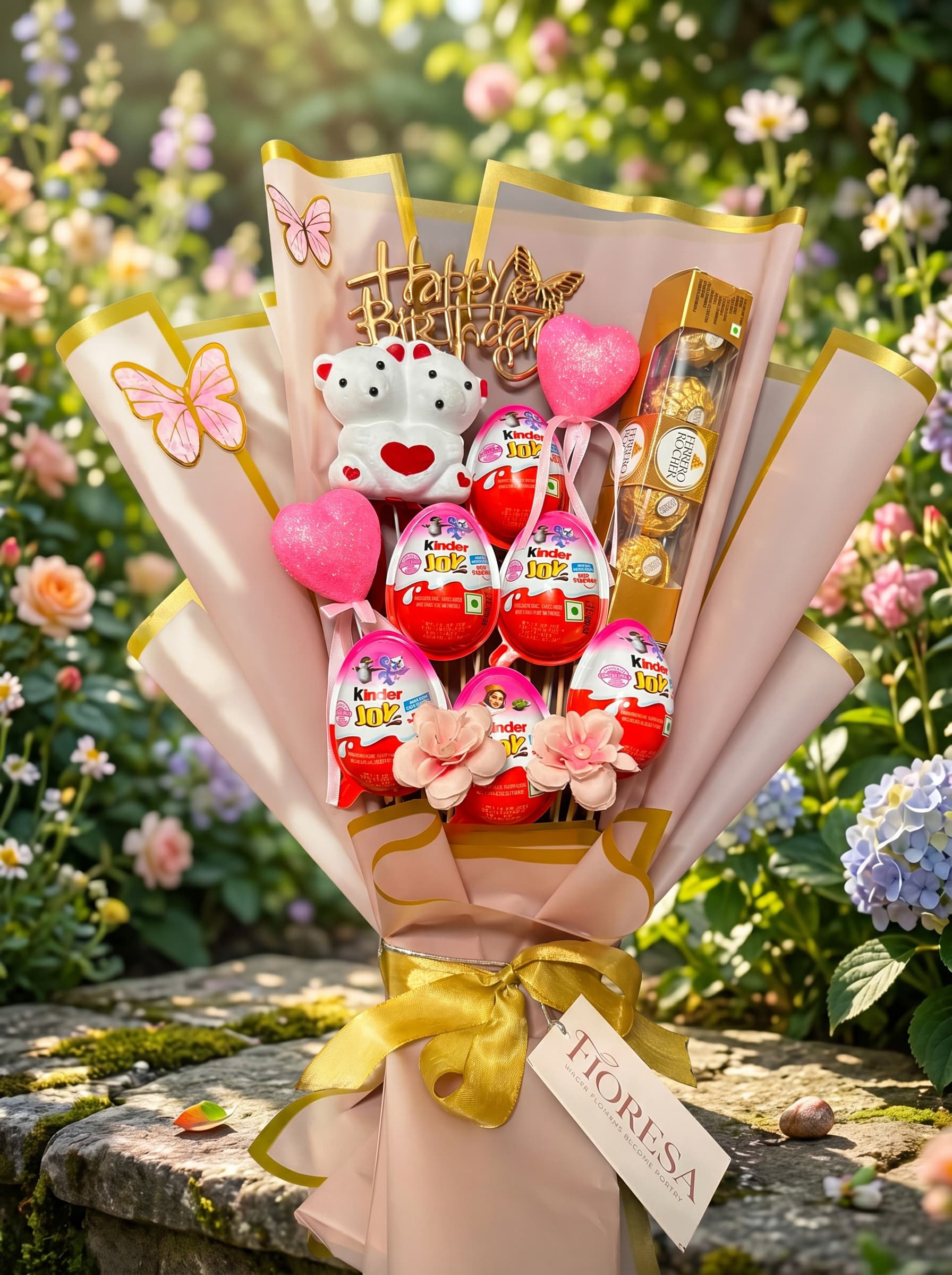 Dolce Festa - Kinder & Ferrero Birthday Bouquet